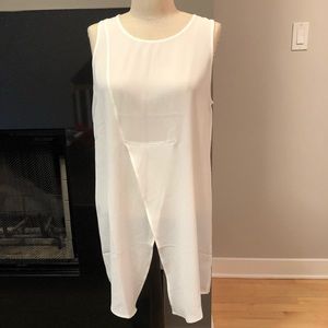 ASTR white long blouse medium